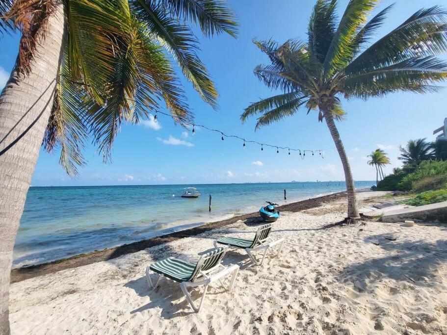 2 Rooms Apartment With Private Beach In Puerto Juarez Cancún Buitenkant foto